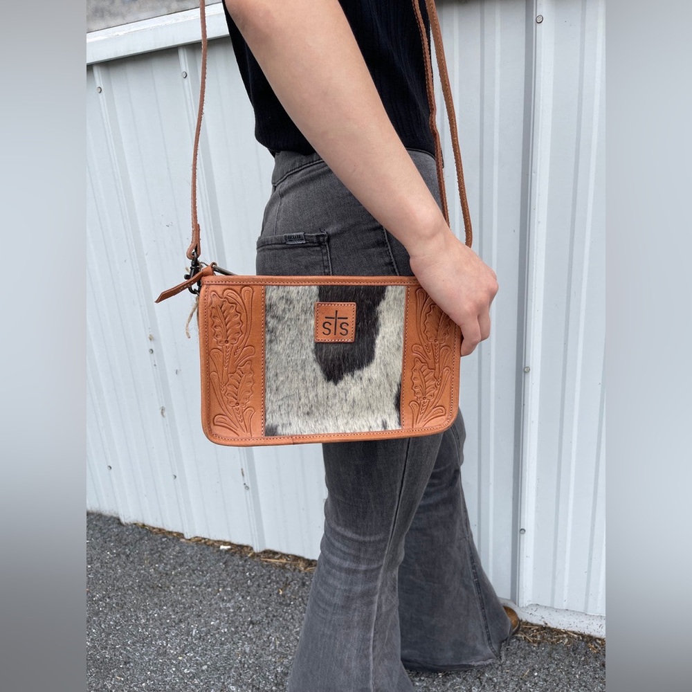 STS Ranchwear Cowhide Claire Crossbody Purse